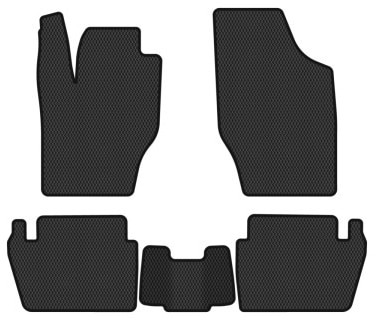 EVA коврики в салон авто EVAtech для 307 AT 5 seats Peugeot 2001-2008 1 поколение Combi EU (PT33796CV5RBB)