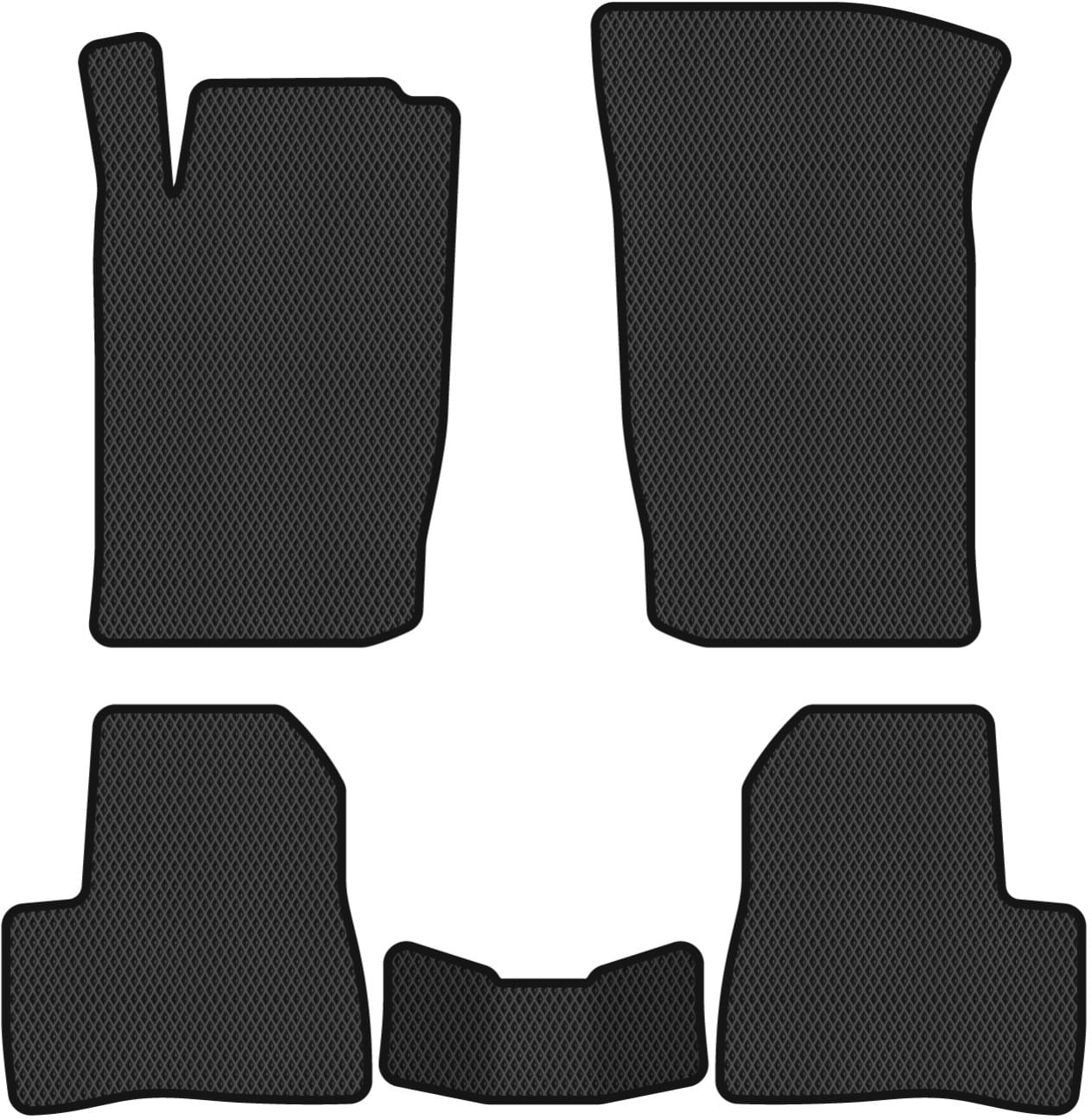 EVA коврики в салон авто EVAtech для 206 MT Peugeot 1998-2012 1 поколение Sedan EU (PT3379C5RBB)