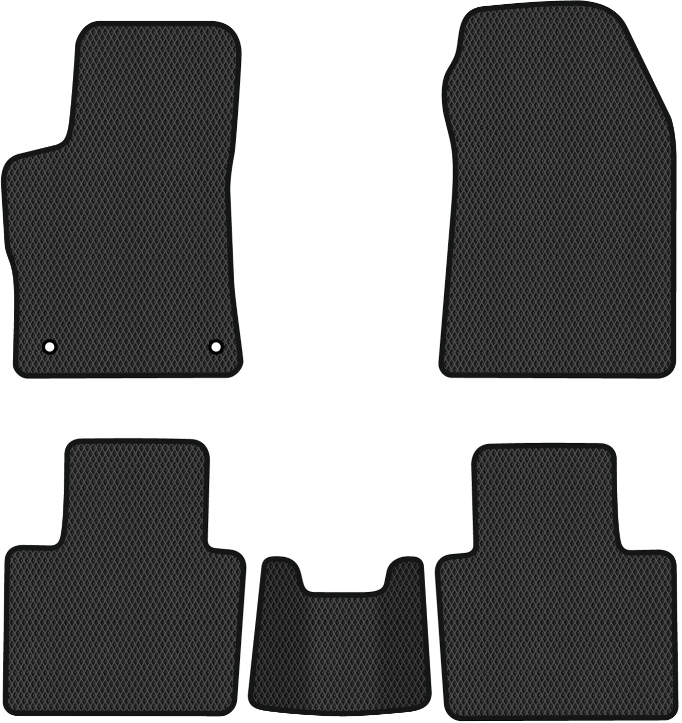 EVA коврики в салон авто EVAtech для 408 (P54) Peugeot 2022 3 поколение Liftback EU PT43763CB5AV2RBB