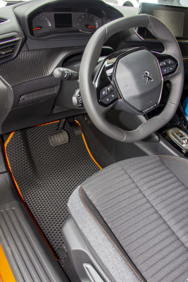 Фото - Коврики из экокожи в салон авто передние EVAtech ECO для 2008 Peugeot 2019 2 поколение SUV EU PT12767AE2AV2BBB