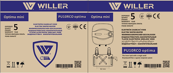 Фото - Водонагрівач Willer PU10R New optima mini