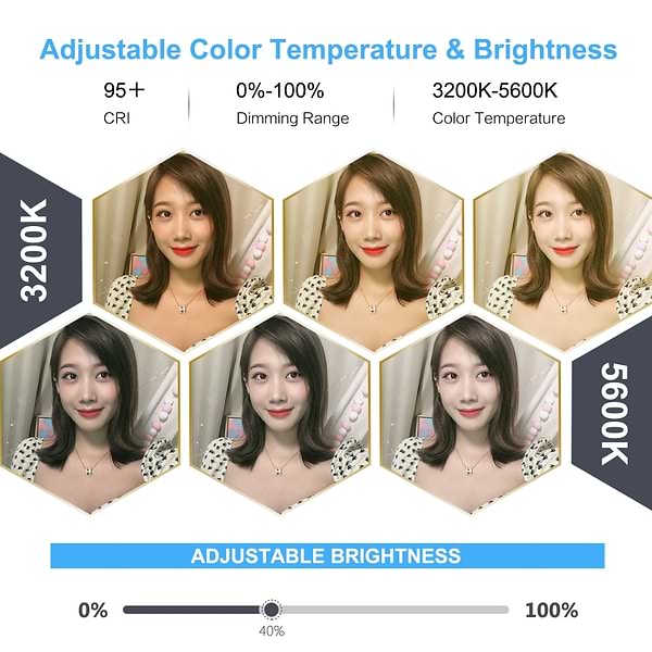 Фото - Набор для блогера Puluz LED Lamp PU521EU 18"