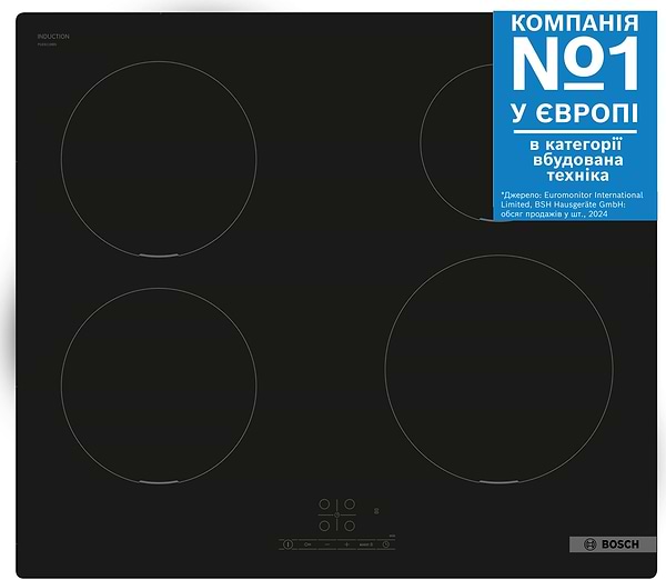 Фото - Варильна поверхня електрична Bosch PUE611BB5E Фото - Варильна поверхня електрична Bosch PUE611BB5E