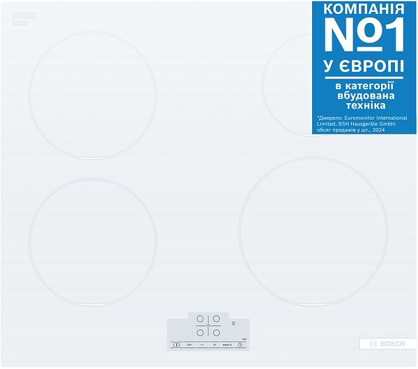 Фото - Варильна поверхня електрична Bosch PUE612BB1E