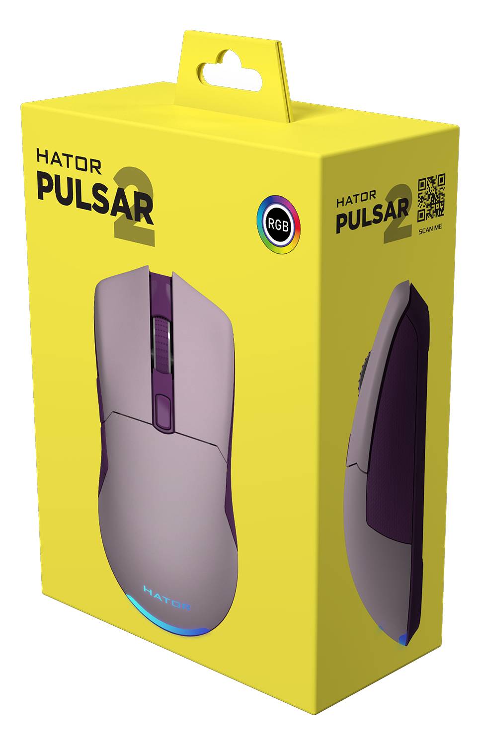 Фото - Мышь проводная игровая Hator Pulsar 2 Lilac (HTM-514)