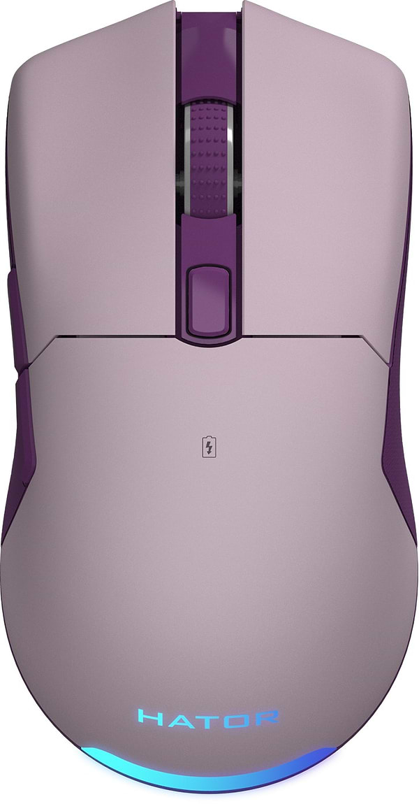 Фото - Мышь беспроводная игровая Hator Pulsar 2 PRO Wireless Lilac (HTM-534)