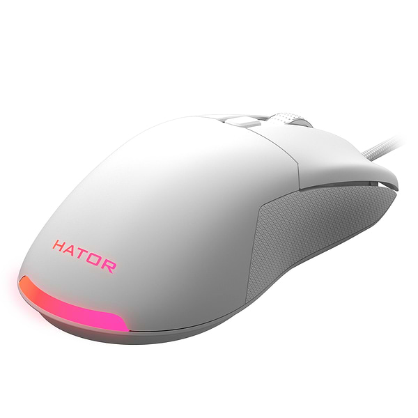 Фото - Мышь проводная игровая Hator Pulsar 2 USB White (HTM-511)