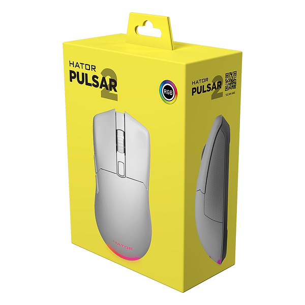 Фото - Мышь проводная игровая Hator Pulsar 2 USB White (HTM-511)