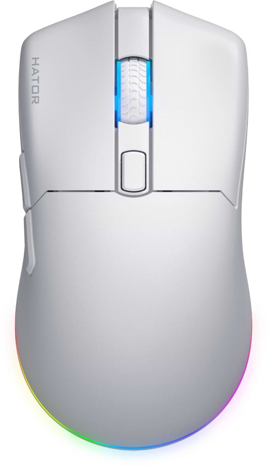 Фото - Миша бездротова ігрова Hator Pulsar 3 Wireless White (HTM631) Фото - Миша бездротова ігрова Hator Pulsar 3 Wireless White (HTM631)