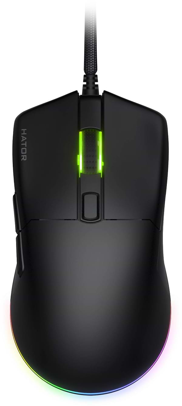 Фото - Миша дротова ігрова Hator Pulsar 3 PRO Black (HTM620)