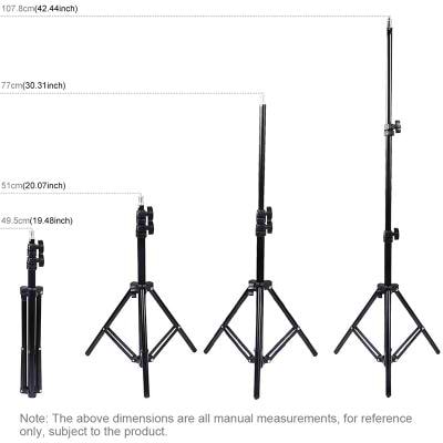 Фото - Набір для блогера Puluz Ring USB LED lamp 6.2"+ трипод 1.1m (PKT3036)