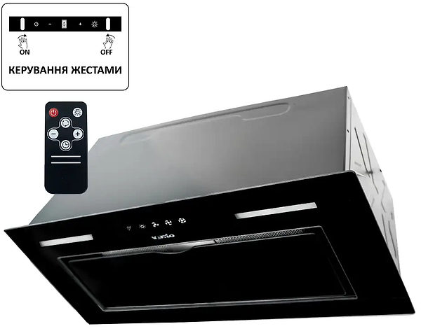 Фото - Витяжка вбудована Ventolux PUNTO 520/279 BGG (1000) TRC MS