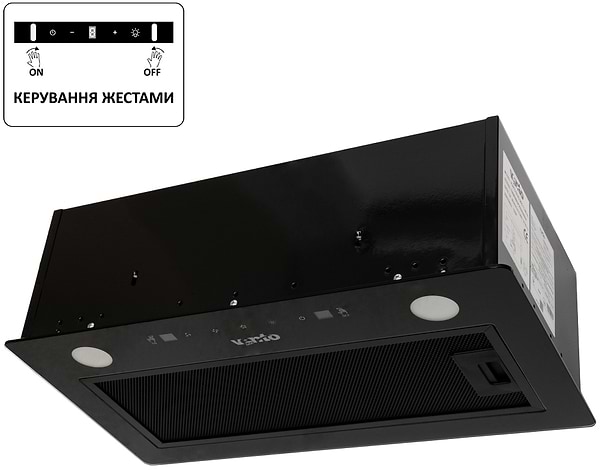 Фото - Вытяжка встраиваемая Ventolux PUNTO 52 BG (900) TC MS SL