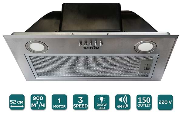 Фото - Витяжка вбудована Ventolux PUNTO 52 X (900) PB PC