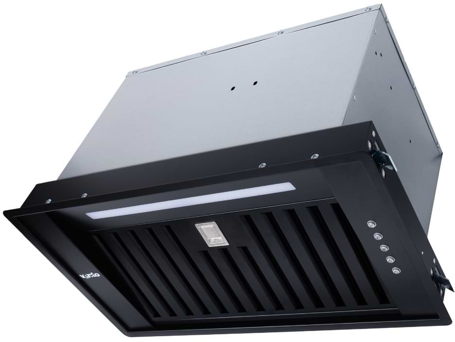 Витяжка вбудована Ventolux PUNTO 60 BK (1200) ST MM BF - Фото 1