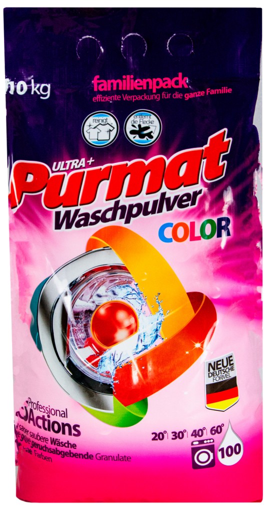 Пральний порошок Purmat Color 10 кг (4260418932959)
