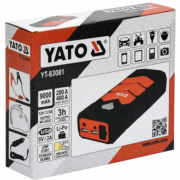 Фото - Пускозарядний пристрій Yato YT-83081