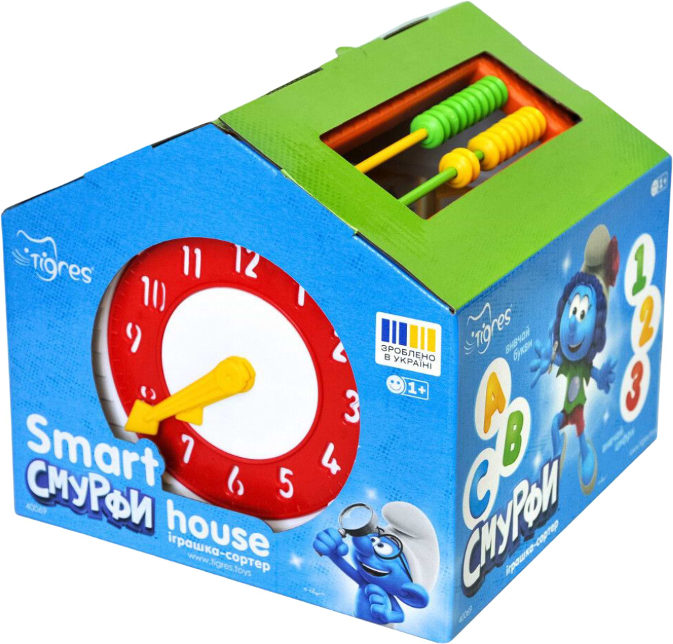Сортер Tigres Smart house СМУРФИ 21 ел. (40069)