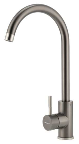 Смеситель кухонный GRANADO Elche LUX PVD black - Фото 1