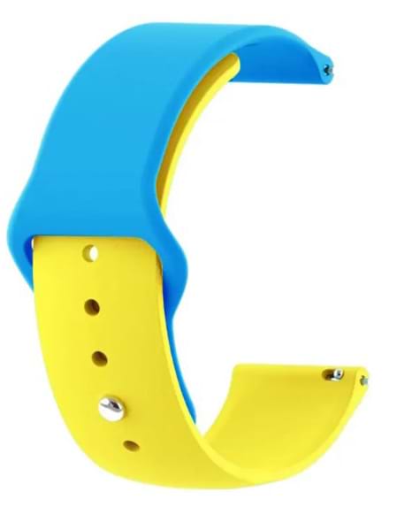 Фото - Ремінець для смарт-годинника BeCover набір Ukrainian Freedom for Amazfit Stratos (22mm) 1/2/2S/3/GTR 2/GTR 47mm/GTR Lite 47mm/Nexo/Pace/GTR 3 Pro/GTR 4 Yellow-Blue (707827)