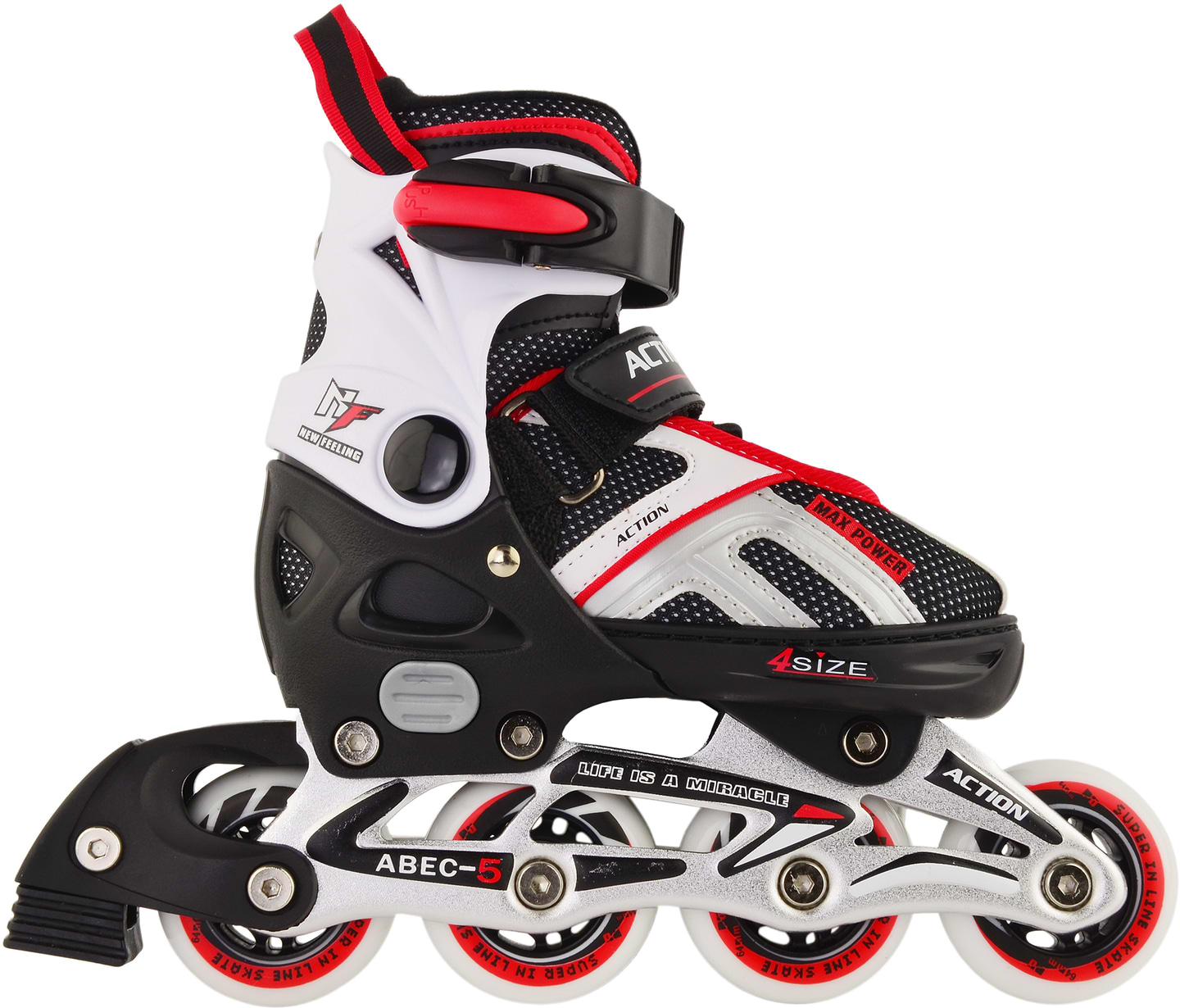 Ролики Action DANNY Red 29-32 (PW-126B-79/Red/29-32)