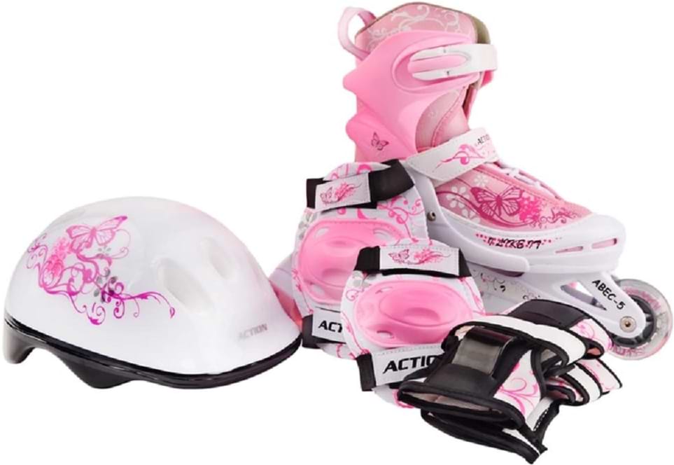 Ролики Action PINKY (компл) Pink 30-33 (PW117C6PW30905/30-33)