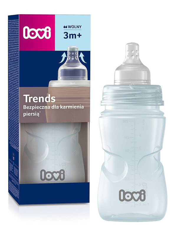 Фото - Бутылочка для кормления Lovi Trends 250 мл - зеленая (21/563_gre)