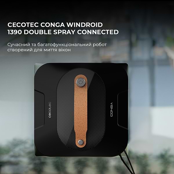 Фото - Пылесос оконный Cecotec Conga Windroid 1390 Double Spray Connected (A01_EU01_100141)