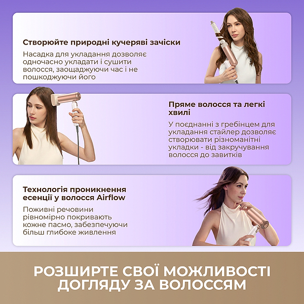 Фото - Фен-стайлер Dreame Pocket Ultra Rosy White (AHD52-RWH)