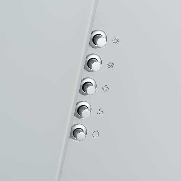 Фото - Витяжка декоративна Pyramida NVX 60 (800) B WH