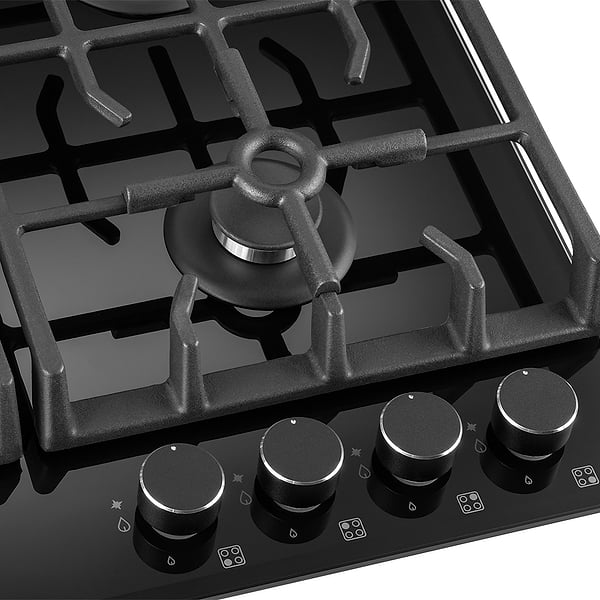 Фото - Варильна поверхня  газова Pyramida PFG 647 Black Luxe