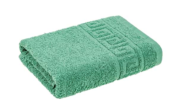 Фото - Рушник банний Home Line махровий бордюр ізумрудний 70х140 (174306)