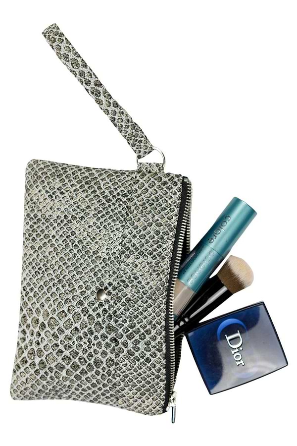 Фото - Косметичка ART KNIT Python бірюзова 14x21 см (037854)