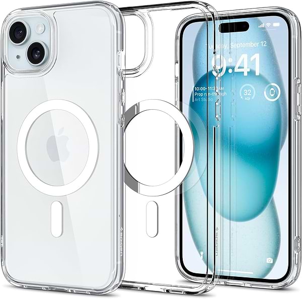 Фото - Чехол для смартфона Spigen for Apple iPhone 15 Plus Ultra Hybrid MagFit, White (ACS06660)