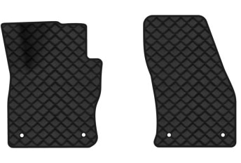 Килимки з екошкіри в салон авто передні EVAtech для Tiguan (Mk 2) Volkswagen 2016-2020 2 покоління SUV EU (VW31492AQ2AV4BBB)