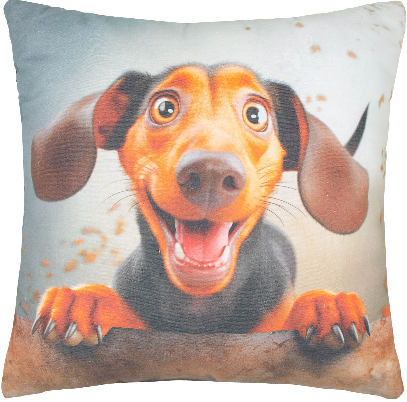 Подушка декоративная Home Line ПОЛУПАНАМА Песик Такса (ЦД) 45х45 (189236)