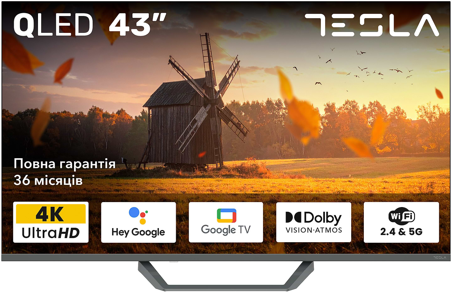 Телевизор Tesla Q43E655GUS - Фото 1