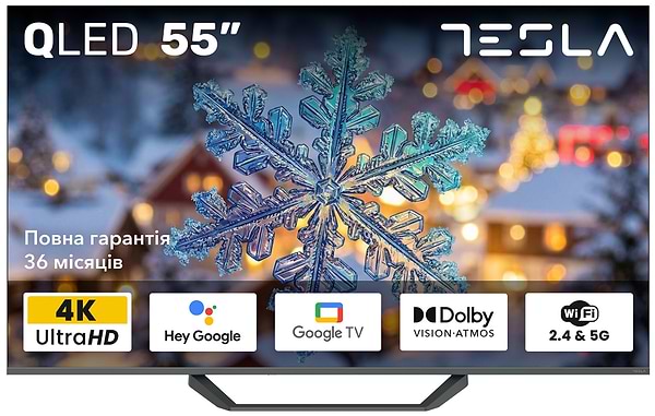 Фото - Телевізор Tesla Q55E655GUS