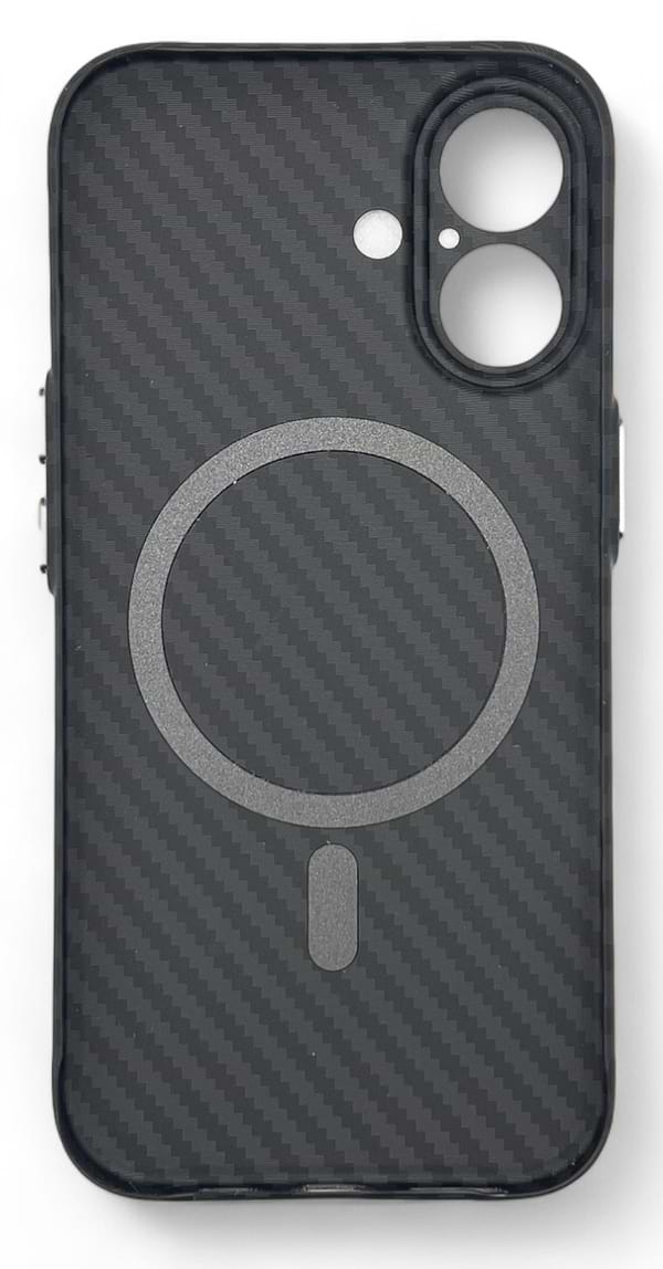 Фото - Чохол для смартфону BeCover Carbonite Case (MagSafe) for Apple iPhone 16 Black (712067)