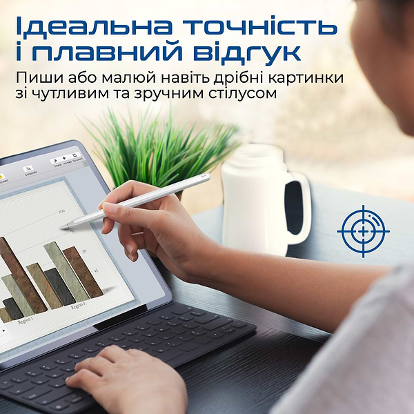 Фото - Стилус Promate quill.white