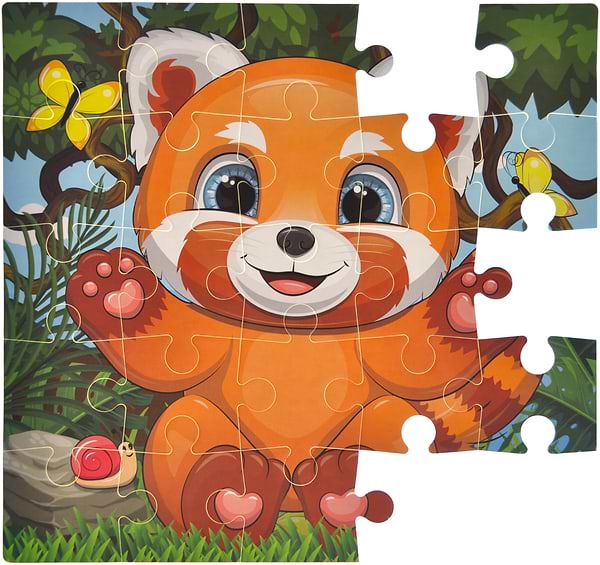 Фото - Пазли (3-4 роки) qbee 25 эл. "Єнотик" (QB100-001)