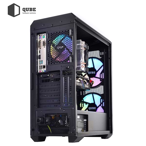 Фото - Уцінка - Системний блок QUBE QB i9 10900F RTX3080 10GB 3222 (i910900FRTX308010GB3222)