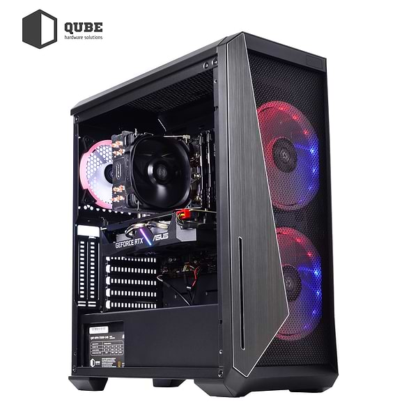 Фото - Уцінка - Системний блок QUBE QB i9 10900F RTX3080 10GB 3222 (i910900FRTX308010GB3222)