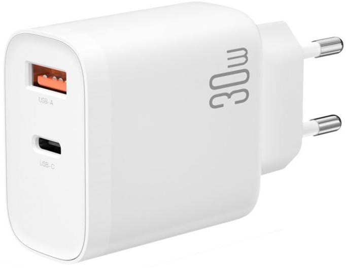 Сетевое зарядное устройство XO PD30W/QC18W 1USB-C+1USB-A fast charging (XO-QC16) - Фото 1