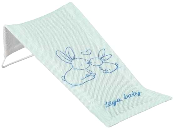 Фото - Гамак для купання в ванночку Tega Baby з малюнком Зайчики, М'ятний (KR-026-105) Фото - Гамак для купання в ванночку Tega Baby з малюнком Зайчики, М'ятний (KR-026-105)