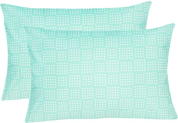 Фото - Наволочка Home Line Бязь Щ140 КЛЕТОЧКА БИРЮЗОВАЯ 50х70 2 шт. (173843)