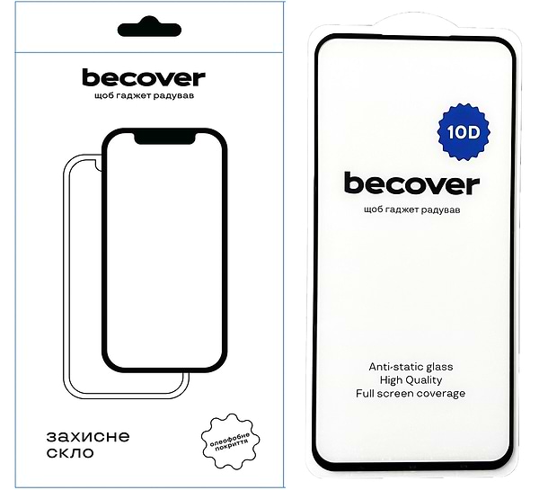 Фото - Захисне скло для смартфону BeCover Samsung Galaxy S23 FE SM-S711 10D Black (711508)