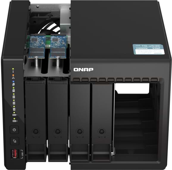 Фото - Сетевое хранилище без HDD QNAP TS-453E-8G