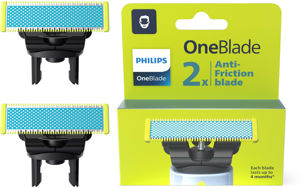 Змінні леза для бритви Philips OneBlade 2 шт. (QP225/50) - Фото 1