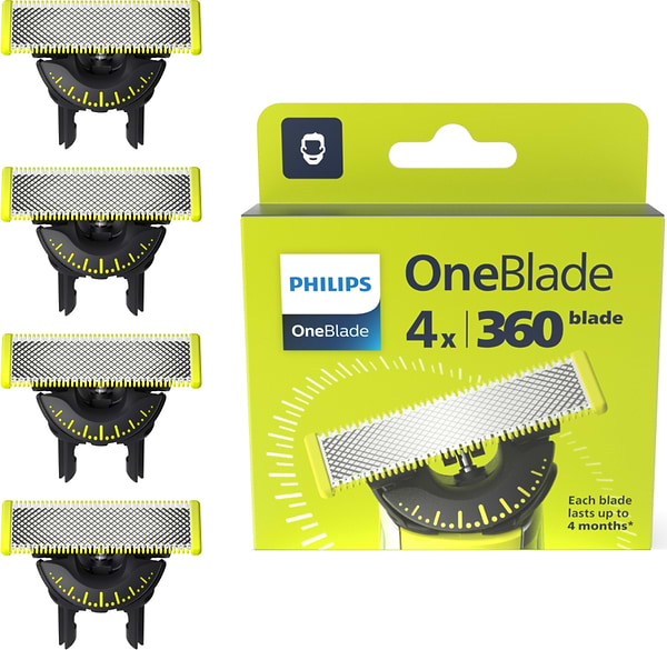Фото - Сменные лезвия для бритвы Philips OneBlade 360 QP440/50